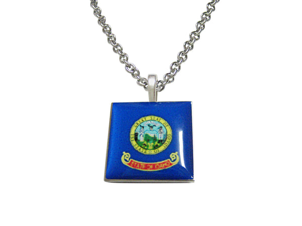 Idaho State Flag Pendant Necklace