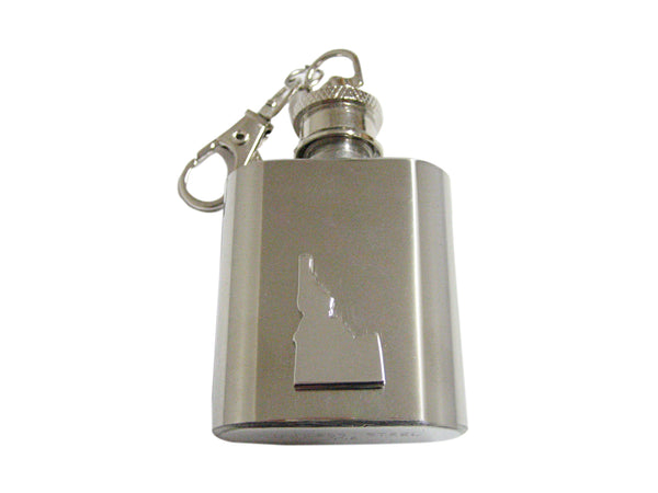 Idaho State Map Shape 1oz Keychain Flask