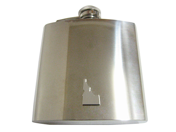Idaho State Map Shape 6oz Flask