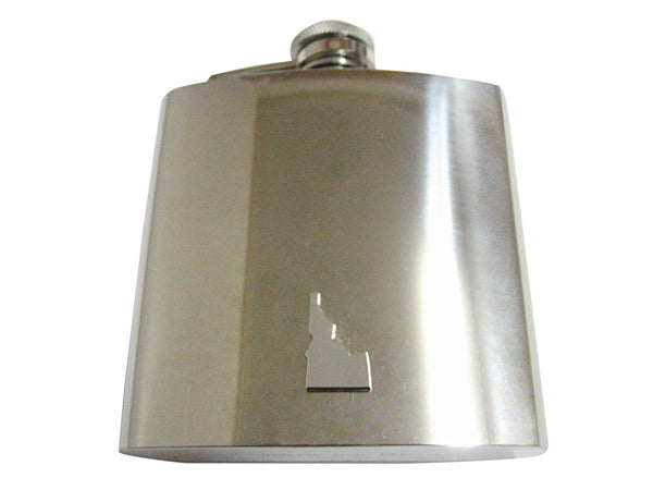 Idaho State Map Shape 6 Oz. Stainless Steel Flask