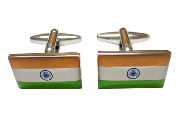 India Flag Cufflinks