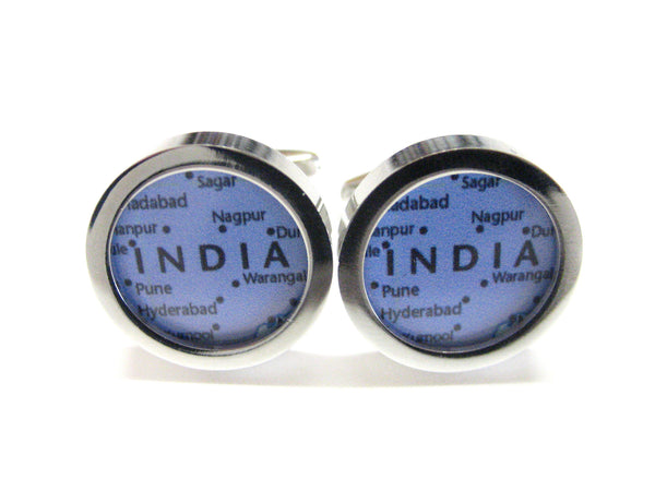 India Map Cufflinks