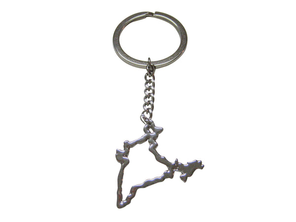 India Map Outline Keychain