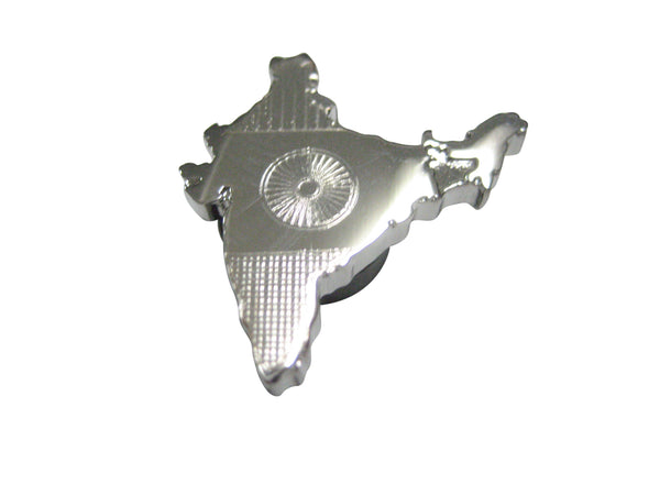 India Map Shape and Flag Design Magnet