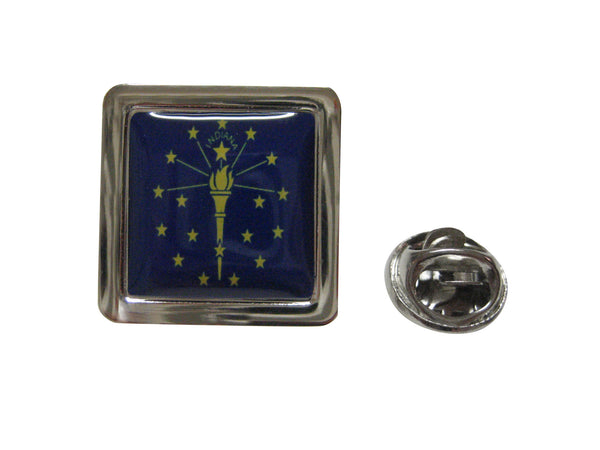 Indiana Flag Design Lapel Pin