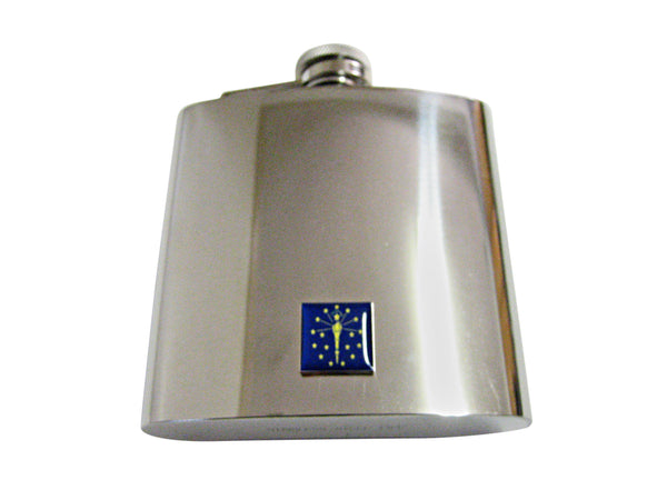 Indiana State Flag 6oz Flask