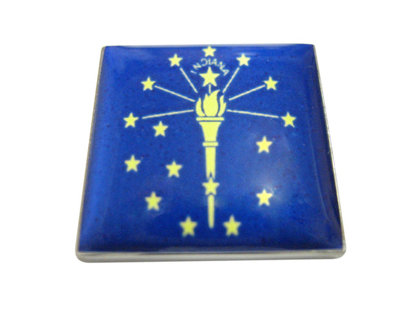 Indiana State Flag Pendant Magnet