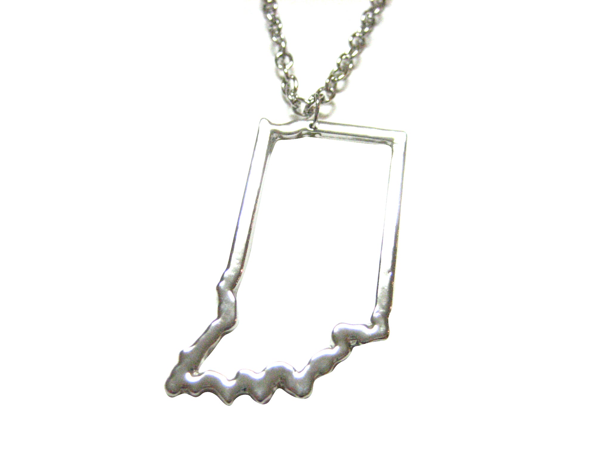 Indiana State Map Pendant Necklace