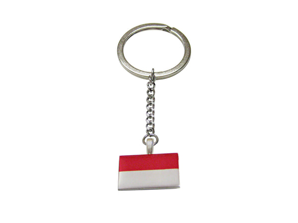 Indonesia Flag Pendant Keychain