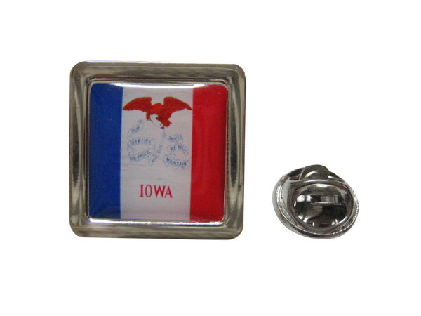 Iowa Flag Design Lapel Pin