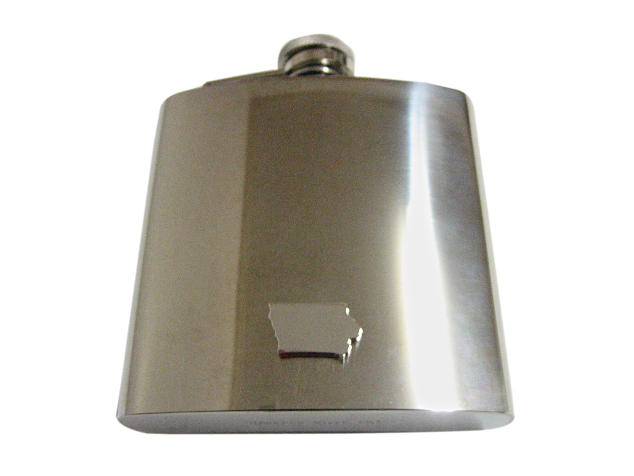Iowa State Map Shape 6oz Flask