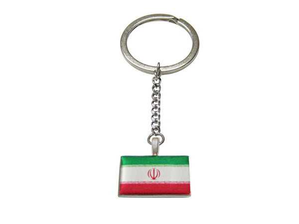 Iran Flag Pendant Keychain