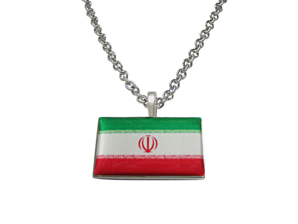 Iran Flag Pendant Necklace