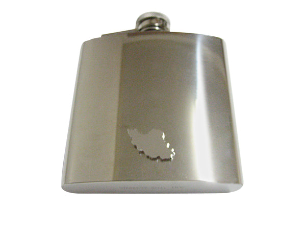 Iran Map Shape 6 Oz. Stainless Steel Flask