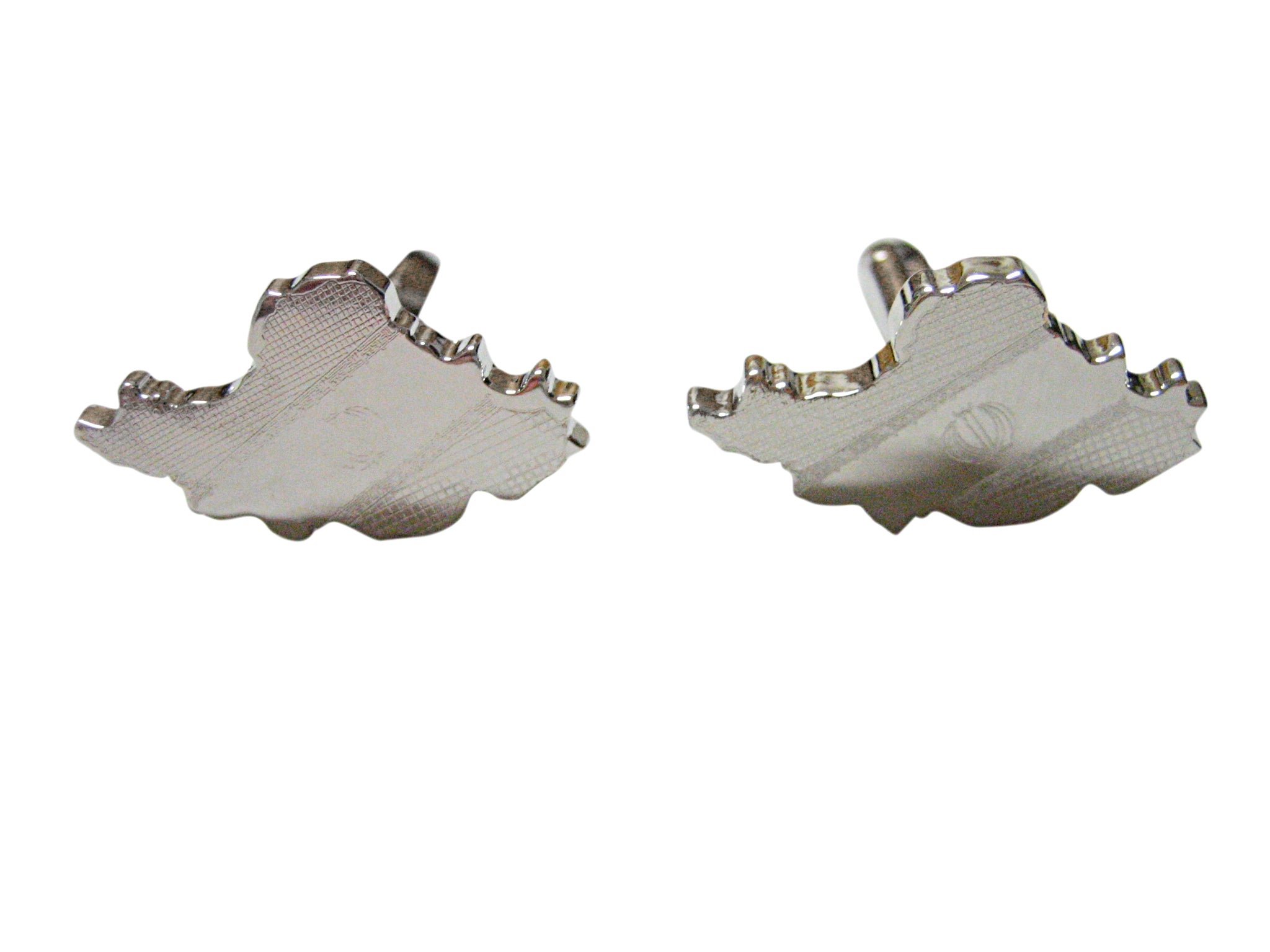 Iran Map Shape and Flag Design Cufflinks