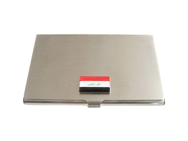 Iraq Flag Pendant Business Card Holder