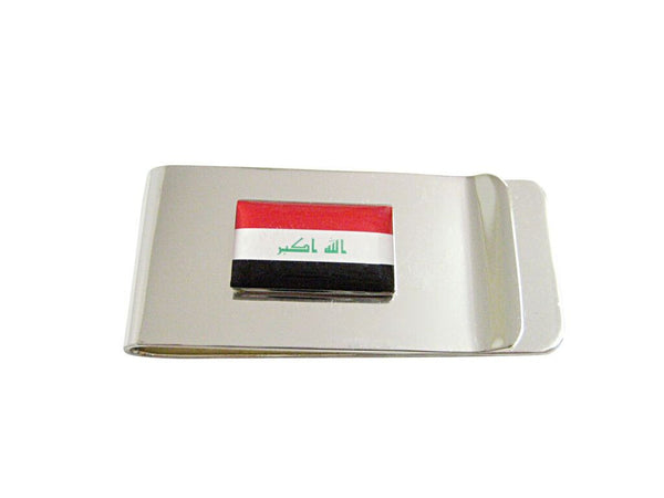 Iraq Flag Pendant Money Clip