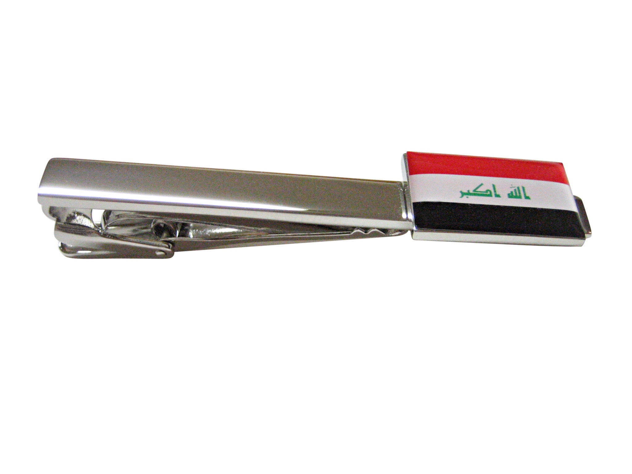 Iraq Flag Pendant Square Tie Clip