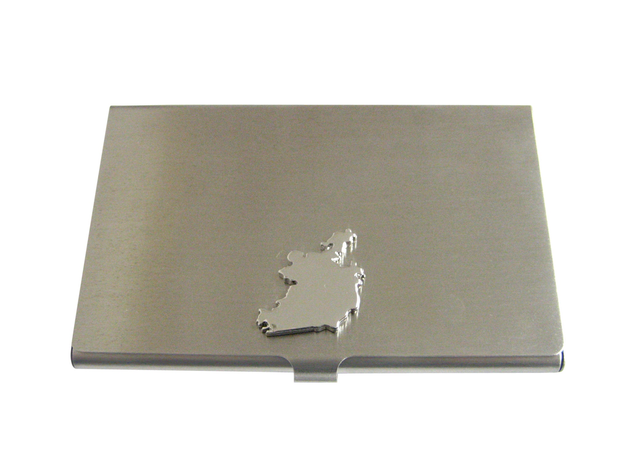 Ireland Map Shape Business Card Holder