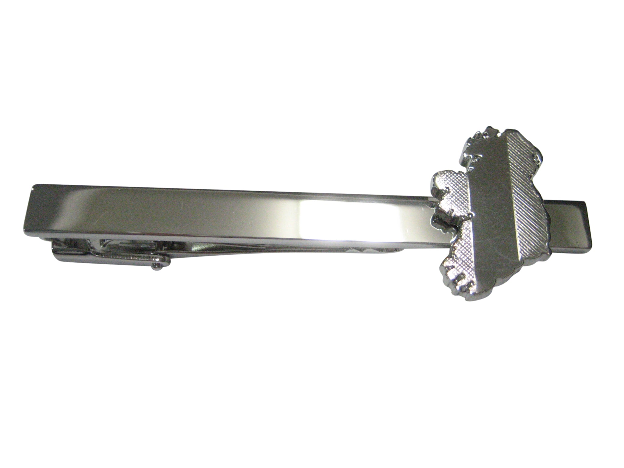 Ireland Map Shape and Flag Design Tie Clip