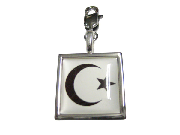 Islam Flag Pendant Zipper Pull Charm