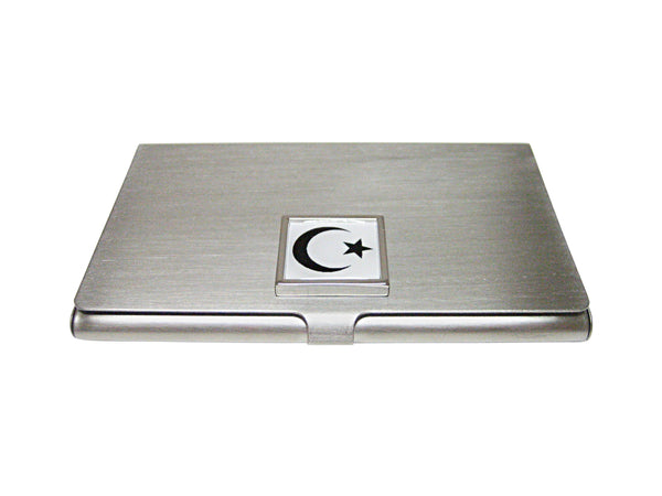 Islamic Flag Pendant Business Card Holder