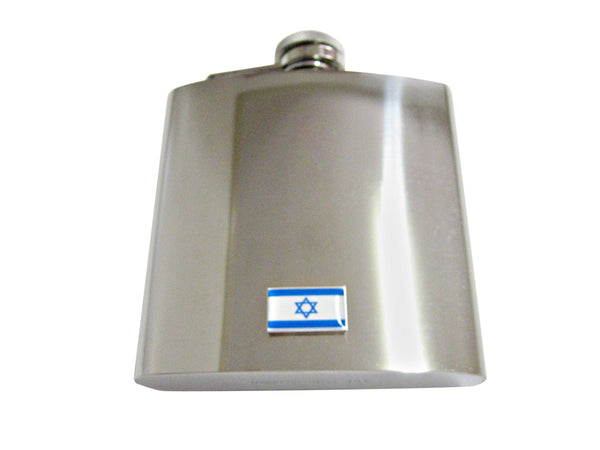 Israel Flag 6 Oz. Stainless Steel Flask