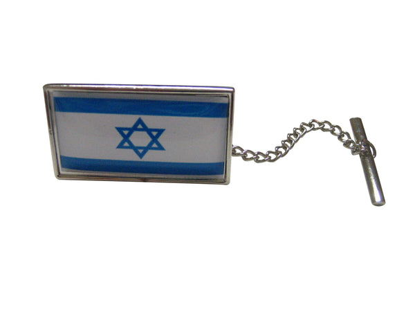 Israel Flag Design Tie Tack