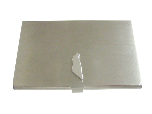 Israel Map Shape Business Card Holder