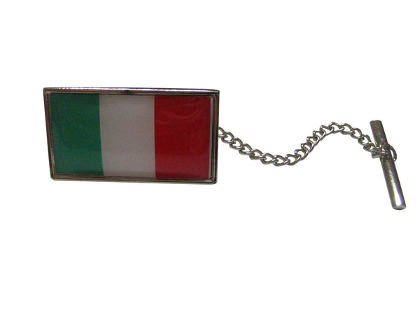 Italy Flag Design Tie Tack