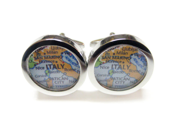 Italy Map Cufflinks