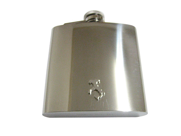 Italy Map Shape 6 Oz. Stainless Steel Flask