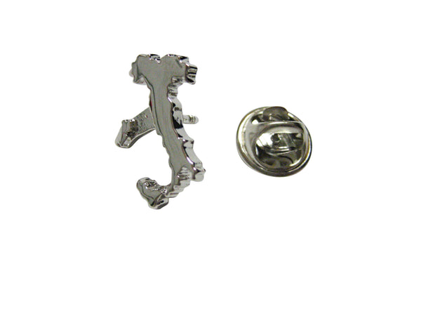 Italy Map Shape Lapel Pin