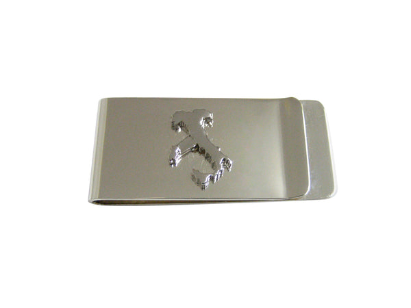 Italy Map Shape Money Clip