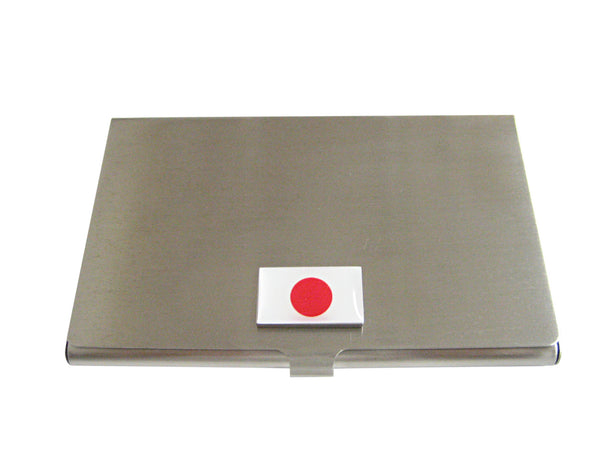 Japan Flag Pendant Business Card Holder