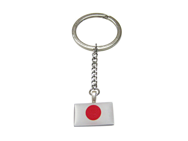 Japan Flag Pendant Keychain