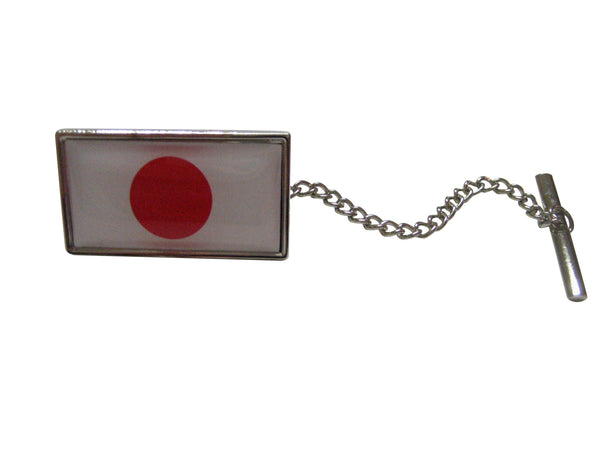 Japan Flag Design Tie Tack