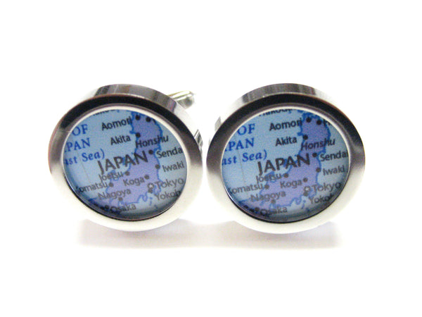 Japan Map Cufflinks