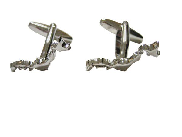 Japan Map Shape Cufflinks