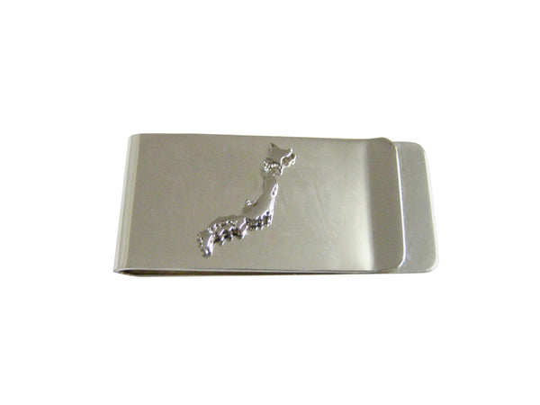 Japan Map Shape Money Clip