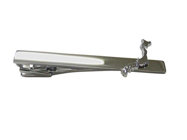 Japan Map Shape Square Tie Clip
