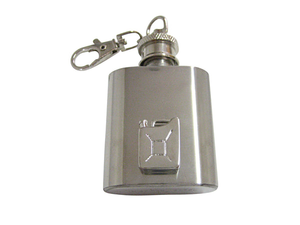 Jerry Can Gas Can 1 Oz. Stainless Steel Key Chain Flask