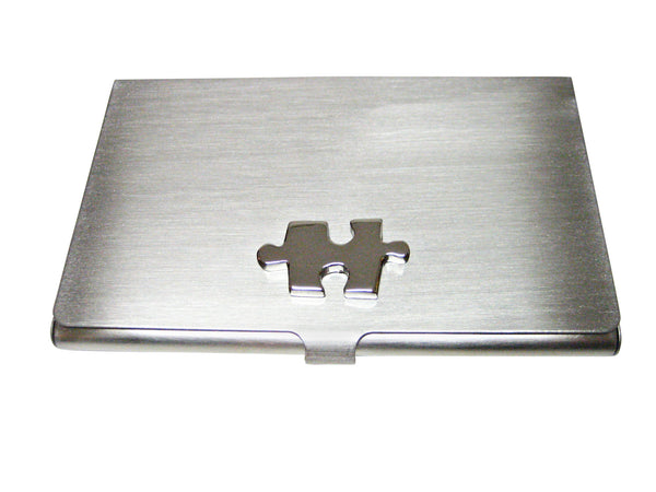 Jigsaw Puzzle Piece Matte Business Card Holder
