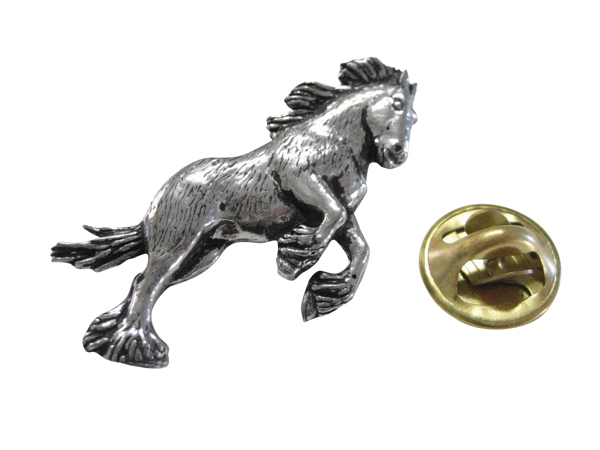 Jumping Wild Horse Lapel Pin