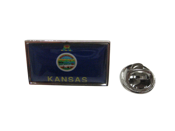 Kansas Flag Design Lapel Pin