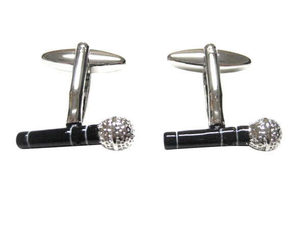 Karaoke Microphone Cufflinks