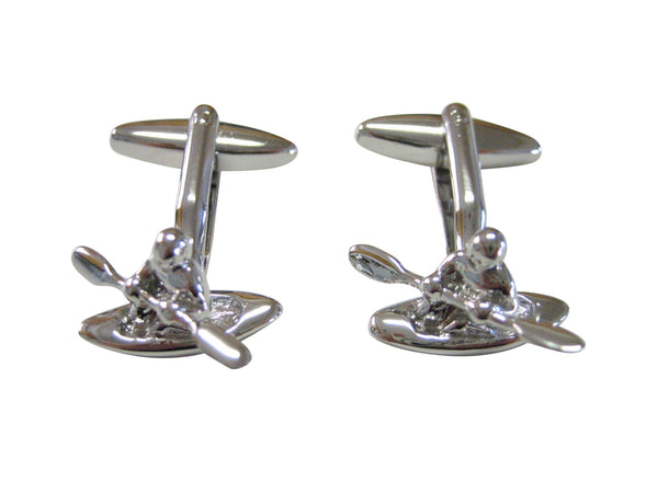 Kayaking Canoe Cufflinks