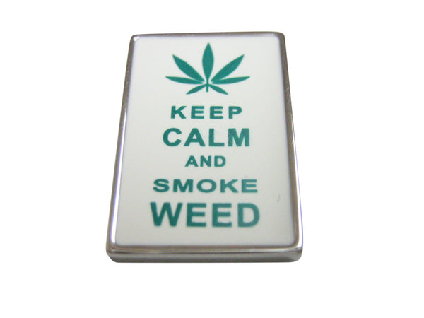 Keep Calm and Smoke Weed Pendant Magnet