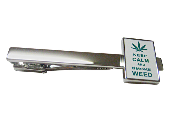 Keep Calm and Smoke Weed Square Tie Clip