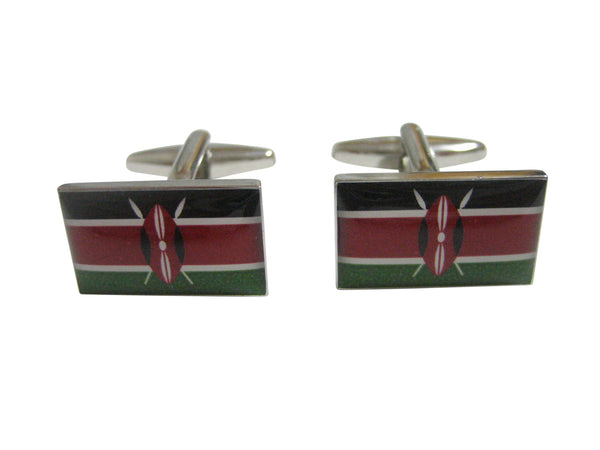 Kenya Flag Cufflinks